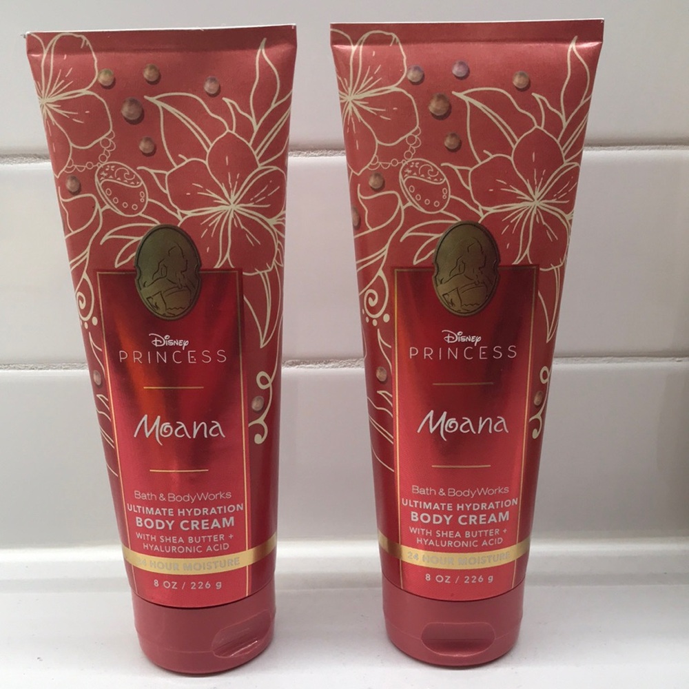 NWT!BBW Disney Princess Moana Ultimate Hydration Body Cream